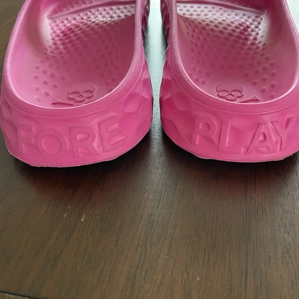 GFore G Fore GSlide‎ Street Shoe - Pink - Men 10/Women 12 Golf Slides Sandals